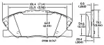 13054296 - : Disc Brake Pad Set for OmniParts Image