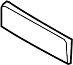 96210JL00A - Body: License Bracket for Infiniti Image