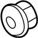 122500631 - : Grille Nut for INFINITI: I30, I35, Q45 Image