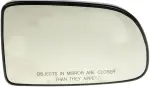 56166 - : Passenger Non-Heated Door Mirror Glass for Dorman Image