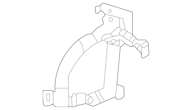 1775202600 - Radiator: Holder for Mercedes-Benz: 220a, A220, A35 AMG, CLA250, CLA35 AMG, GLA250, GLA35 AMG, GLB250, GLB35 AMG Image image