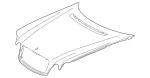 210880035728 - : Hood for Mercedes-Benz: E420, E430 Image