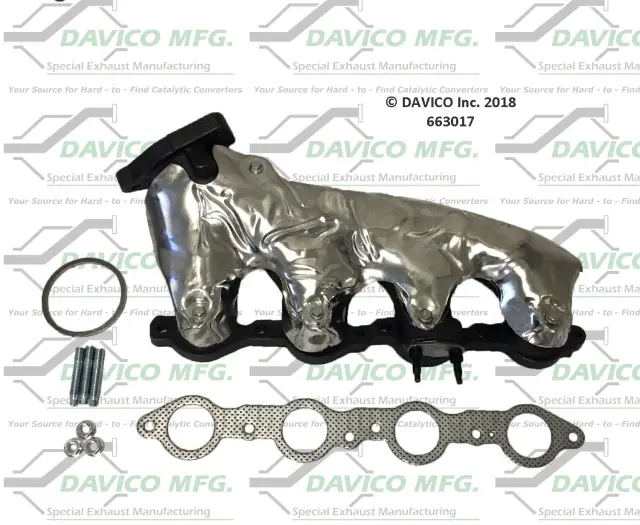 663017 - Exhaust: Stand alone Exact-Fit exhaust manifold for DAVICO CONVERTERS Image