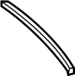 67902JK00B - Body: Seal Strip for Infiniti Image