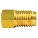 BLF20 - : Brass Adapter, Female(3/8-24 Inverted), Male(1/2-20 Inverted), 10/bag for AGS Image