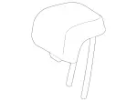 24697028509D88 - : Head Restraint for Mercedes-Benz Image