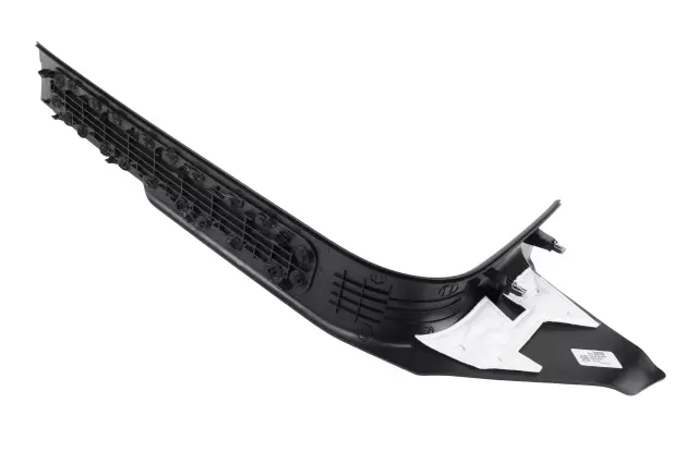 Jet Black Front Passenger Side Door Sill Garnish Molding - GM (23433413)