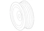 6512000370 - : Accessory Drive Belt Idler Pulley for Mercedes-Benz Image