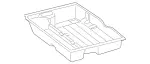 2536906003 - Trim and Lining: Trim, Spare Wheel Well for Mercedes-Benz: GLC63 AMG Image