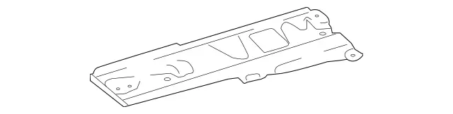 2046100278 - Substructure: Main Floor for Mercedes-Benz: C250, C300, C350, C63 AMG, E550, GLK250, GLK350 Image image