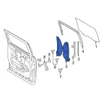 FL3Z1627001V - Body: Window Regulator for Ford: F-250 Super Duty, F-350 Super Duty, F-450 Super Duty Image