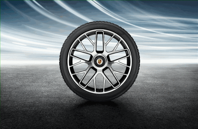 99104460156 - Wheels: 20-Inch 911 Turbo S Winter Wheel-And-Tire Set for Porsche: 911 Image