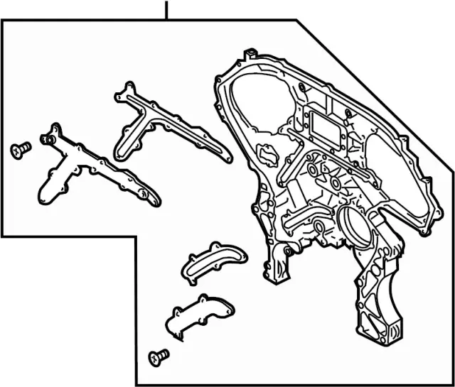 13500JK24B - : Engine Timing Cover for INFINITI: EX35, FX35, G35, M35, M35h, Q50, Q70 Image