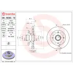 9563010 - : Brembo PRIME Disc Brake Rotor for Brembo Image