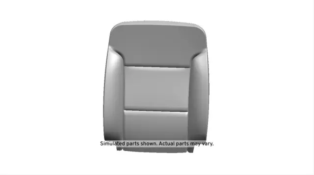 84017627 - : Jet Black Driver Seat Back Cover for Cadillac: Escalade, Escalade ESV | Chevrolet: Suburban, Tahoe | GMC: Yukon, Yukon XL Image