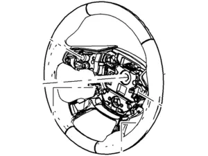 BM5Z3600RA - Steering: Steering Wheel Assembly for Ford Image