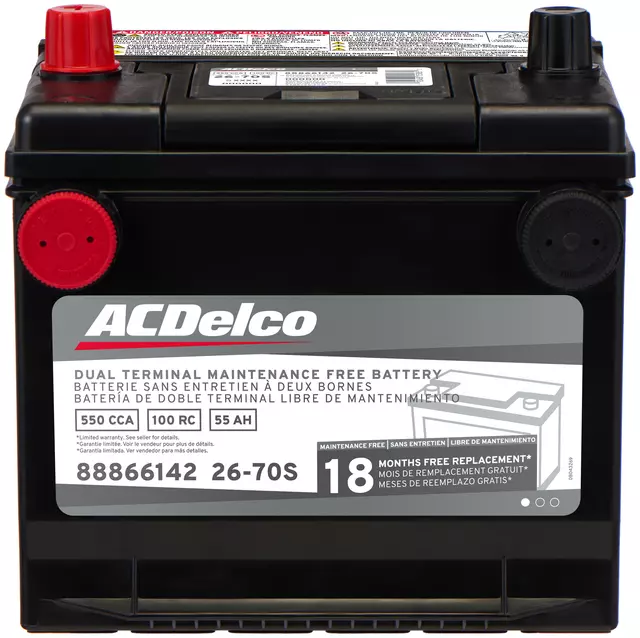 18 Month Warranty Dual Terminal BCI Group 70DT Battery - ACDelco (26-70S)