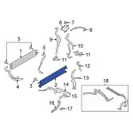 L1MZ8005G - Hybrid Components: Radiator for Ford: Explorer, Police Interceptor Utility Image