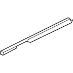 GD9Z5421457A - Body: Belt Weather-strip for Lincoln: Continental Image