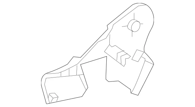 21191894368K67 - Body: Inner Cover for Mercedes-Benz Image