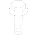 374903 - : Bolt And Washer Assembly for Mercedes-Benz Image