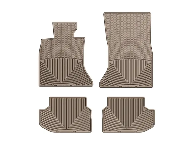 W204TNW331TN - Body: Front &amp; Rear Tan All Weather Floor Mats for WeatherTech Image