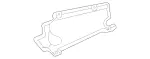 2176800322 - Exhaust: Heat Shield for Mercedes-Benz Image