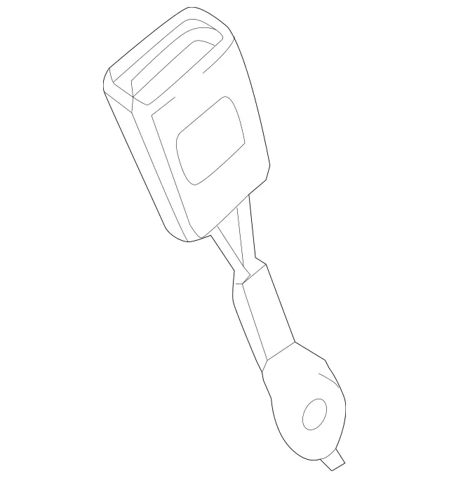 2058608801 - Driver Seat: Seat Belt Buckle for Mercedes-Benz: C350e, C400, C450 AMG, C63 AMG, GLC300, GLC43 AMG, GLC63 AMG, GLC63 AMG S Image image