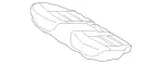 21292056377H23 - Body: Cushion Cover for Mercedes-Benz Image
