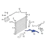 L1MZ8C289H - : Water Hose for Ford: Explorer, Police Interceptor Utility | Lincoln: Aviator Image