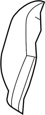 886111BA0A - Body: Seat Back Pad for INFINITI: EX35, EX37, QX50 Image