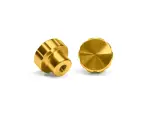 8ACFBK2GD - : Colored Billet Knobs for WeatherTech Image