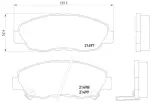 355016511 - : Disc Brake Pad Set for Hella Pagid Image