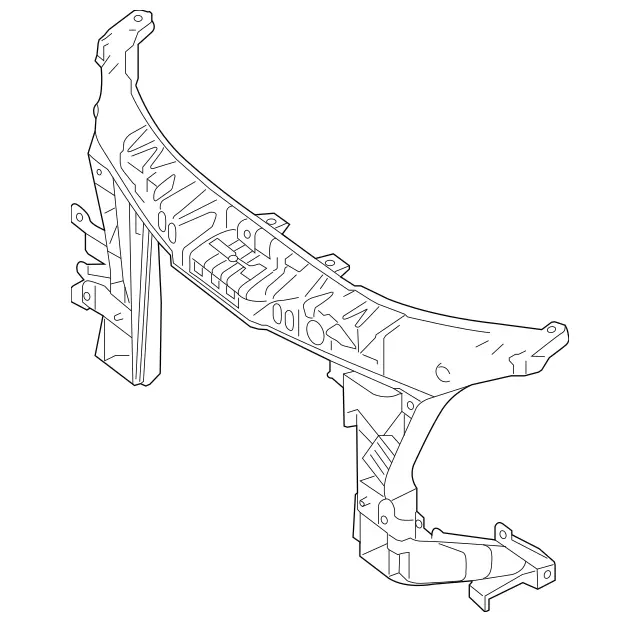 9068800403 - Body: Radiator Support for Mercedes-Benz: Sprinter 2500, Sprinter 3500 Image image