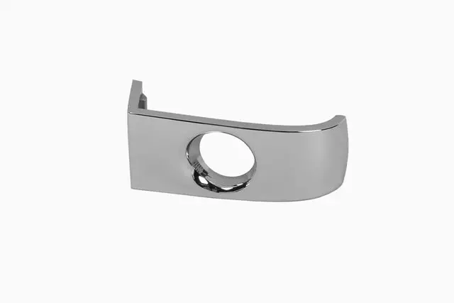 20808539 - : Bright Chrome Driver Side Door Lock Cylinder Cap for GM Image