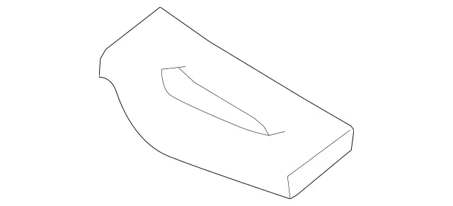 2518311345 - Body: Rear Duct for Mercedes-Benz Image