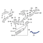 7L2Z5202B - Exhaust: Tailpipe for FORD Image