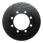63354143L - : DFC Brake Rotor - Drilled and Slotted - Black for DYNAMIC FRICTION Image