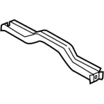 NK3Z6110692C - Body: Front Crossmember for Ford: E-Transit, Transit-150, Transit-250, Transit-350, Transit-350 HD Image