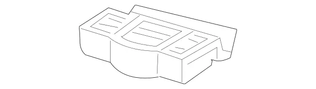 2117500097 - Trunk Lid: Buffer for Mercedes-Benz: CLS500, CLS55 AMG, CLS550, CLS63 AMG, E320, E500 Image image