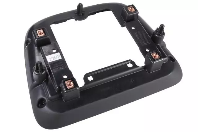 Black Radio Rear Trim Plate - GM (84611499)