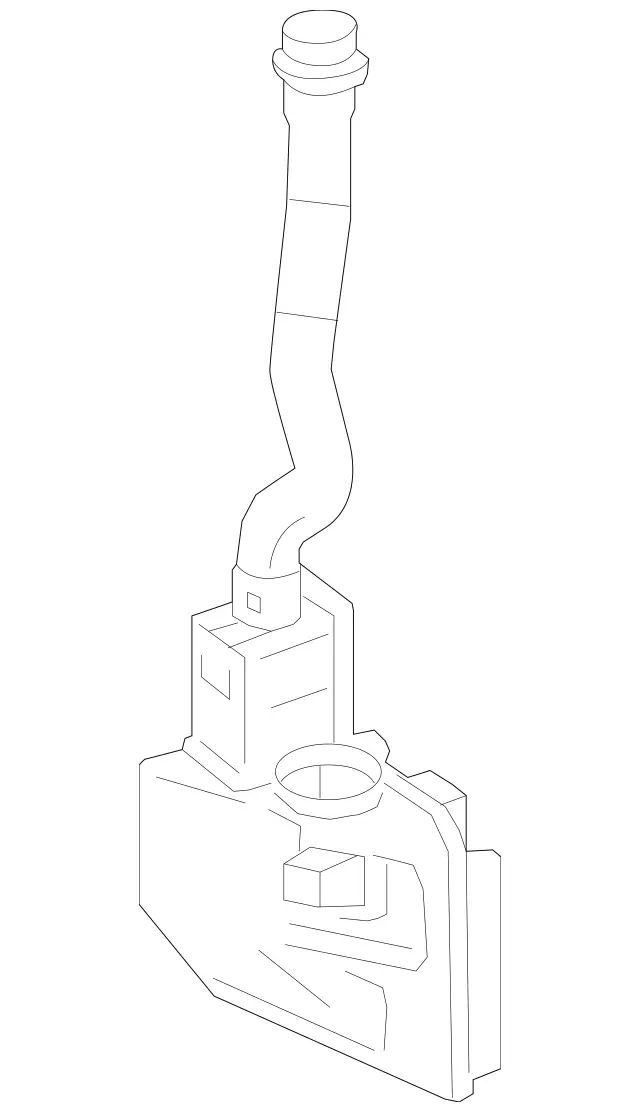 1668690620 - Windshield Washer System, Emergency Equipment: Liquid Reservoir for Mercedes-Benz: GL350, GL450, GL550, GLE300d, GLE350, GLE400, GLS350d, GLS450, GLS550, ML250, ML350, ML400, ML550 Image image