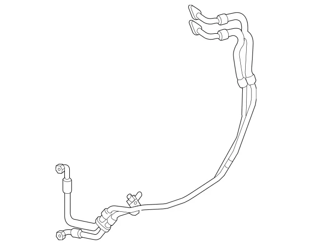 2115000275 - Cooling System: Tube Assembly for Mercedes-Benz Image