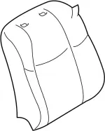 876201MS0A - Body: Seat Back Cover for Infiniti Image