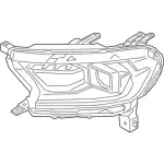 KB3Z13008L - : 2019-2023 Ford Ranger - Headlamp Housing for Ford: Ranger Image