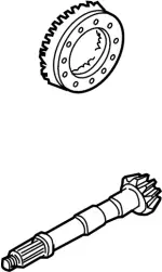 38100ZE38A - Universals &amp; Rear Axle: Ring &amp; Pinion for INFINITI: QX56 Image