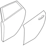 G2BZ5824631A - Body: Door Shell for Ford: Fiesta Image