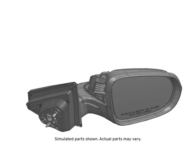 42725574 - : Passenger Side Door Mirror without Cover for GM Image