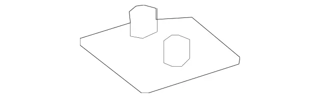 6395455440 - Brakes: ABS Sensor Bracket for Mercedes-Benz: Metris Image image