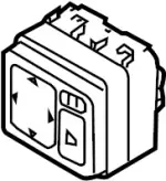 25570CR910 - : Mirror Switch for INFINITI: FX35, FX45, M45 Image